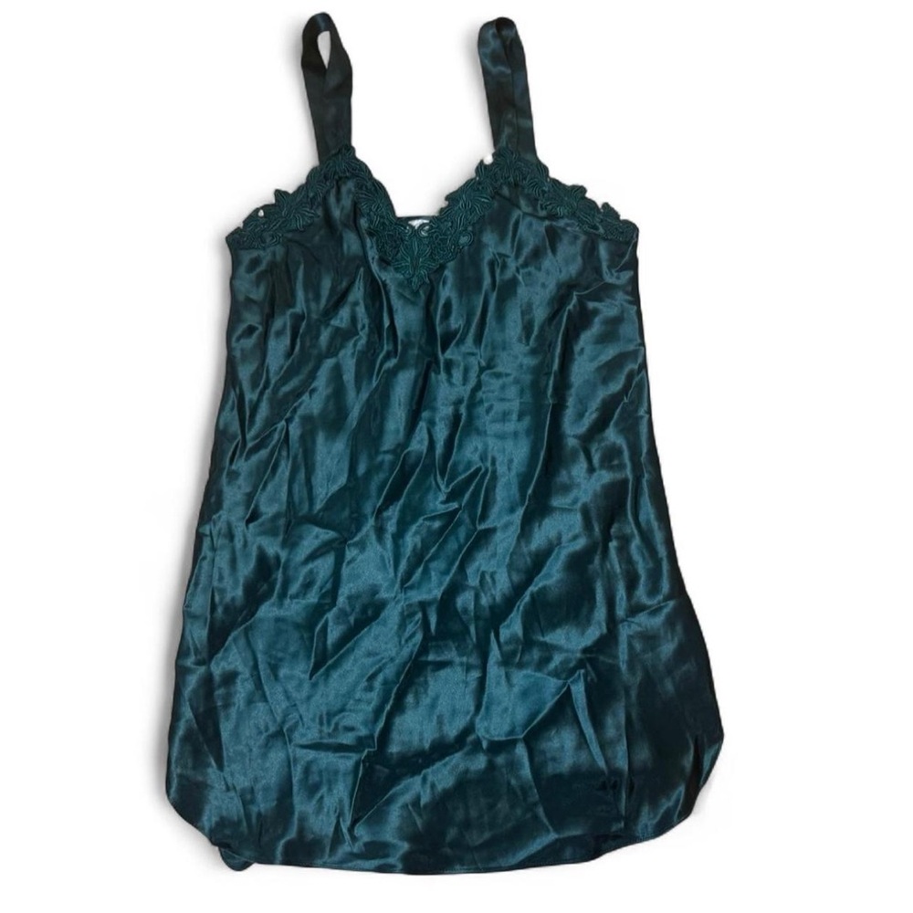 Vintage Green Intimate Affair Slip Dress